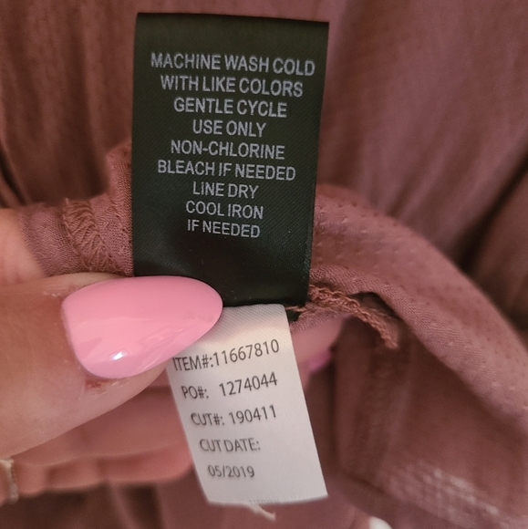 NWOT Torrid Dusty Rose, Button-up Blouse Size 4 - Picture 8 of 10